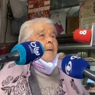 Doña Segunda rompió en llanto por cierre de piqueteadero, en Bogotá: "Mucho dolor"