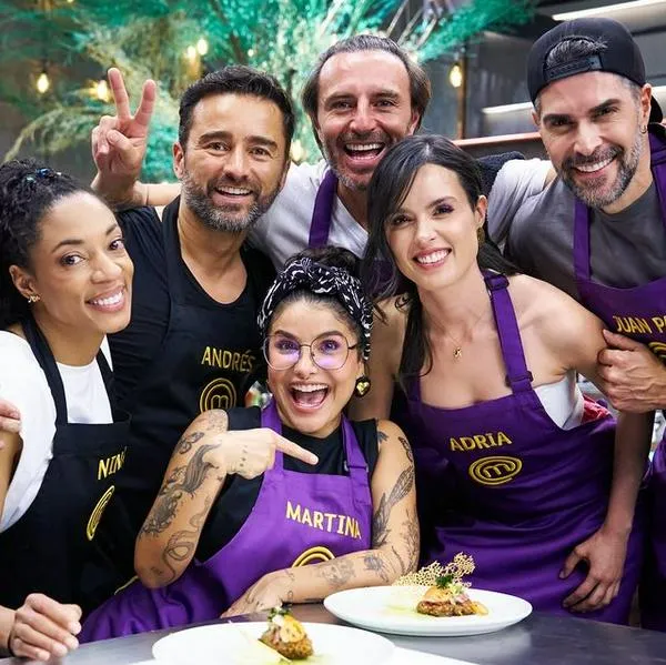 Actores de 'Masterchef' se reencontraron: Juan Pablo Llano e Ilenia Antonini.