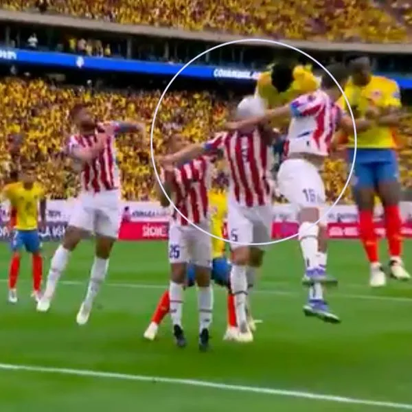 Selección Colombia reclamó mano en el área durante duelo contra Paraguay