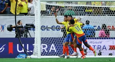 Colombia vs. Paraguay en Copa América: Lerma y Muñoz celebran por una plata