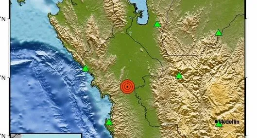 Fuerte sismo se sintió en Medellín.