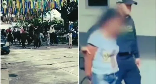 Mujer detenida en el Festival de San Juan por apuñalar a un caballo en Natagaima, Tolima