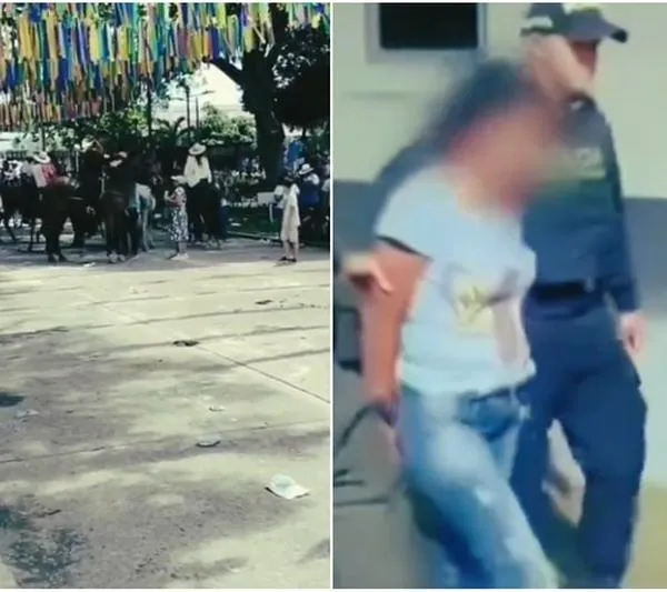 Mujer detenida en el Festival de San Juan por apuñalar a un caballo en Natagaima, Tolima