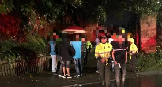 En La Ceja, 50 menores de edad fueron sorprendidos en una fiesta clandestina y sus padres tendrán que pagar el comparendo