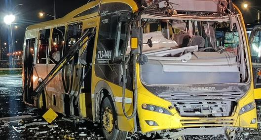Bus del SITP explotó, dejó a un herido y causó pánico en Bosa Recreo, Bogotá