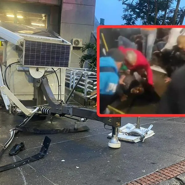 Cabina de Metrocable de Medellín se accidentó con otro vagón; 90 personas atrapadas