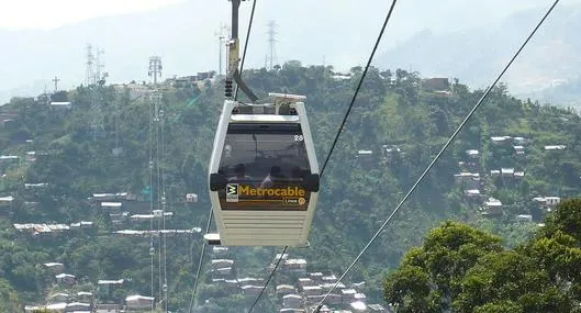 Metrocable de Medellín, en nota sobre estaciones cerradas por accidente en línea K