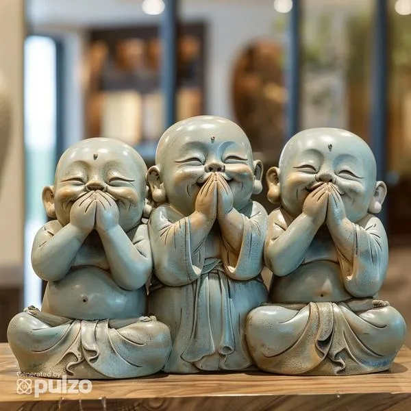 Conozca el significado de los monjes que se tapan los oídos, la boca y los ojos. Además, aprenda donde debe ubicarlos para obtener todos sus beneficios.