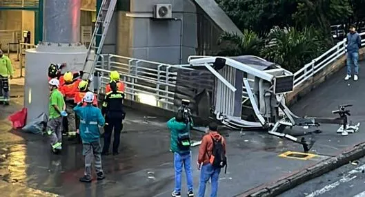 Gobierno abre investigación por la caída de una cabina del Metrocable de Medellín