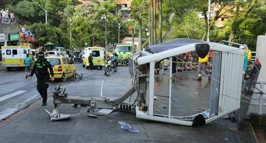 Accidente en línea K del Metrocable de Medellín.