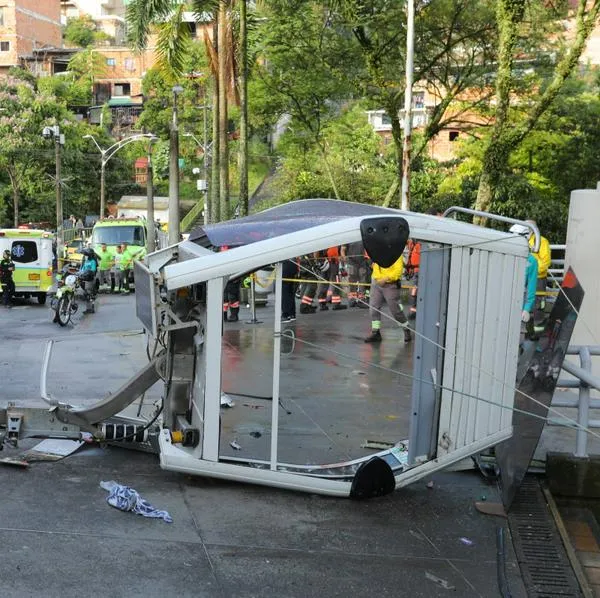 Accidente en línea K del Metrocable de Medellín.