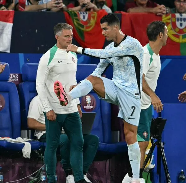 Cristiano Ronaldo explotó en banquillo de Portugal luego de ser sustituido en Eurocopa