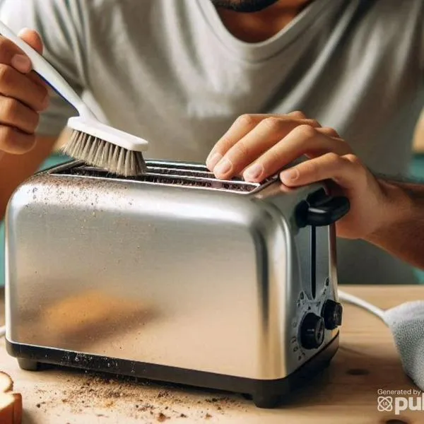 ¿Cómo se limpia una tostadora de pan por dentro?