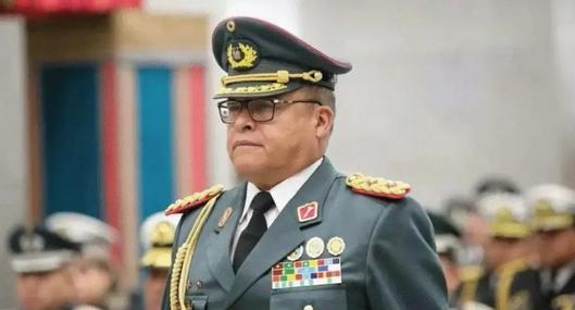 Él es Juan José Zúñiga, excomandante del Ejército de Bolivia que amenazó con golpe de Estado