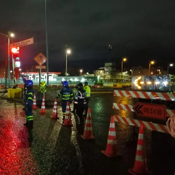 Cierres viales en Bogotá y Soacha sobre la autopistas Sur; rutas alternas