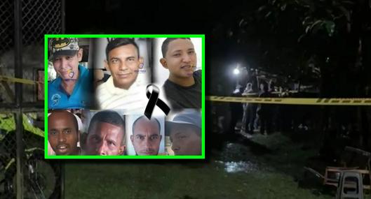 Rionegro tomó medidas tras masacre de 7 hombres; se conocieron identidades de 5 víctimas