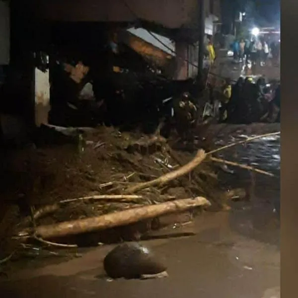 Avalancha en Venecia, Antioquia: Reportan alrededor de 7 desaparecidos y casas afectadas