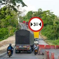 ¿Qué significa el círculo rojo que dice 3,20 en carreteras de Colombia? Ignorar saldría caro