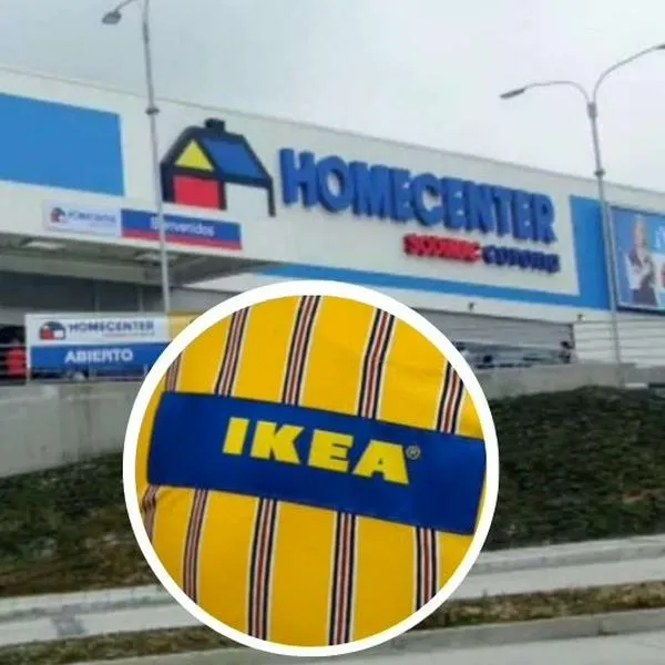 Fotos de Homecenter e Ikea, en nota sobre ambas empresas en Colombia en sector de hogar 