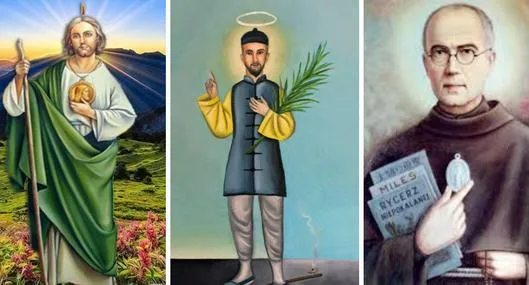 Estas son las oraciones que puede hacerle a estos santos para lograr superar una adicción. San Maximiliano Kolbe, San Judas Tadeo y San Marcos Ji Tianxiang.