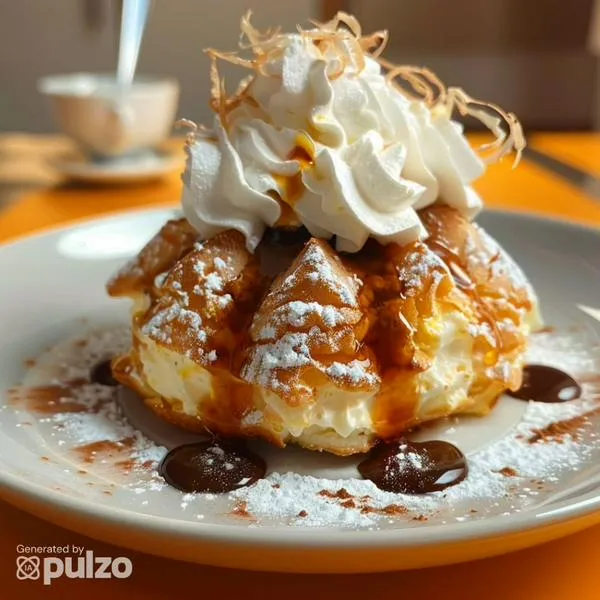 Aprenda a hacer repollas con arequipe o crema chantilly. Esta es la receta con los pasos y los ingredientes que necesita para tener un postre delicioso.