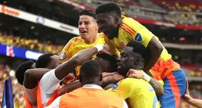 Selección Colombia: tabla de posiciones de Copa América: (grupo D) 