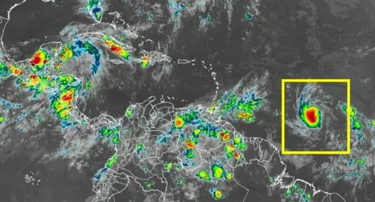 Emiten alerta de "vigilancia" para seis departamentos en el Caribe por tormenta tropical 'Beryl'