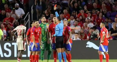 Polémico Roldán en Copa América. 