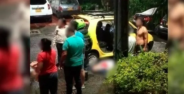 EN VIDEO: Así huyó la pareja que asesinó a un taxista por robarle en Bello