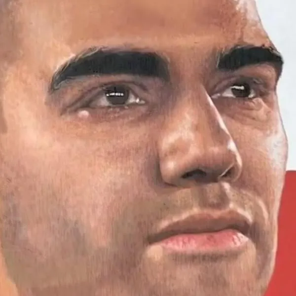 Mural de Falcao en El Campín armó polémica por tener los colores de Santa Fe