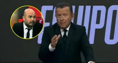 Adolfo Pérez, a Marocco, durante acalorada discusión por James, en ESPN