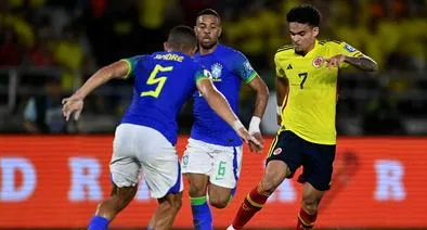Estadísticas entre Colombia y Brasil.  