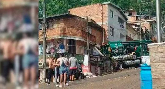 EN VIDEO: Contra una casa fue a dar camión del distrito que se rodó en una loma de Las Granjas