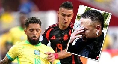 Neymar, dormido en 1-1 entre Selección Colombia y Brasil por Copa América