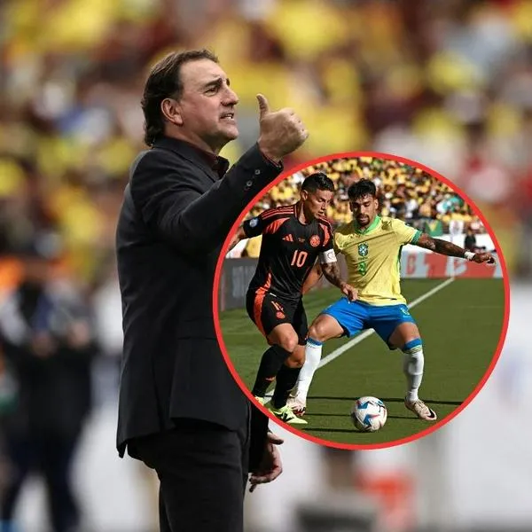 James Rodríguez recibió elogios de Néstor Lorenzo por desempeño contra Brasil
