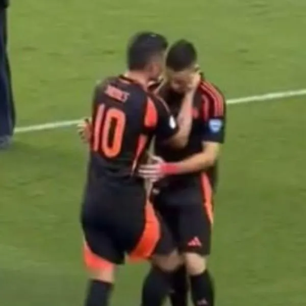 James Rodríguez apoyó a Rafael Santos Borré y video es conmovedor
