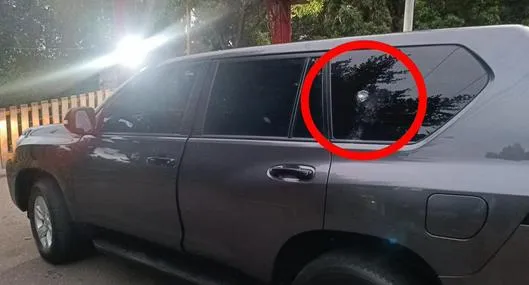 Disparan contra camioneta de la UNP asignada al esquema de seguridad de la Casa de Nariño