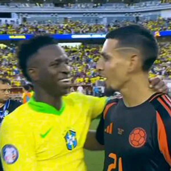 Vinicius Júnior y Daniel Muñoz tuvieron encontrón fuera del partido