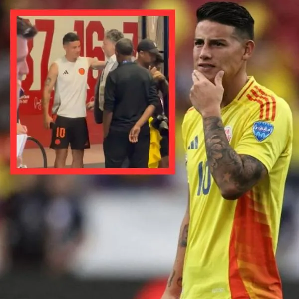 James Rodríguez visitó a presidente de Sao Paulo luego de juego contra Brasil