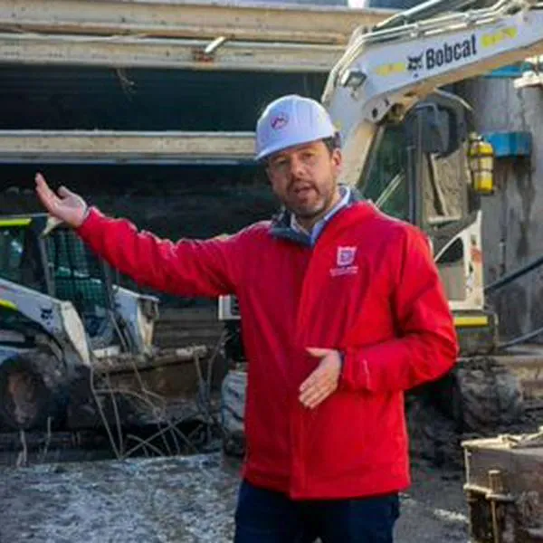Alcalde Galán visitó obras del metro en la calle 72 (Bogotá) y pidió celeridad