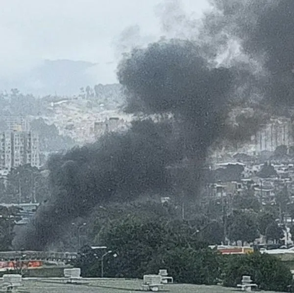 Incendio en Suba. 