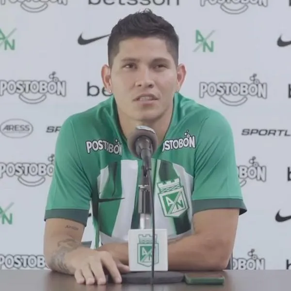 Jorman Campuzano ya empezó a ilusionar con sus palabras en Atlético Nacional: video y qué dijo