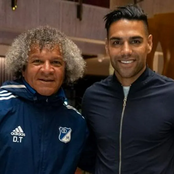 Radamel Falcao García ya llegó a Bogotá.