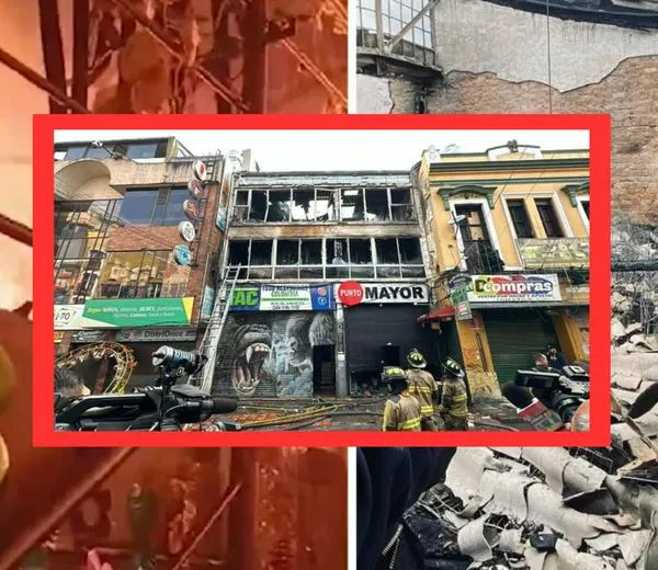 Local de San Victorino, en Bogotá, se incendió hoy: cómo quedó y qué pasó