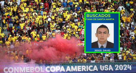 Cómo le parece: uno de los delincuentes más buscados del país fue visto disfrutando en pleno partido de la Selección Colombia