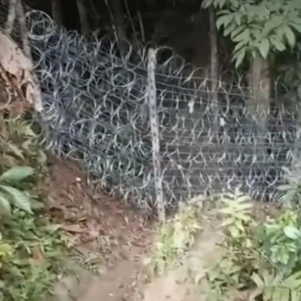 Cierres entre Colombia y Panamá con alambre de púas: migrantes se las ingenian para pasar