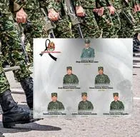 Fotos de los militares que fueron asesinados en campo minado de Antioquia