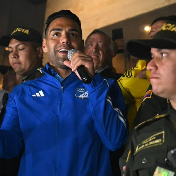 A Falcao se le quebró la voz por la emoción de jugar en Colombia y Millonarios