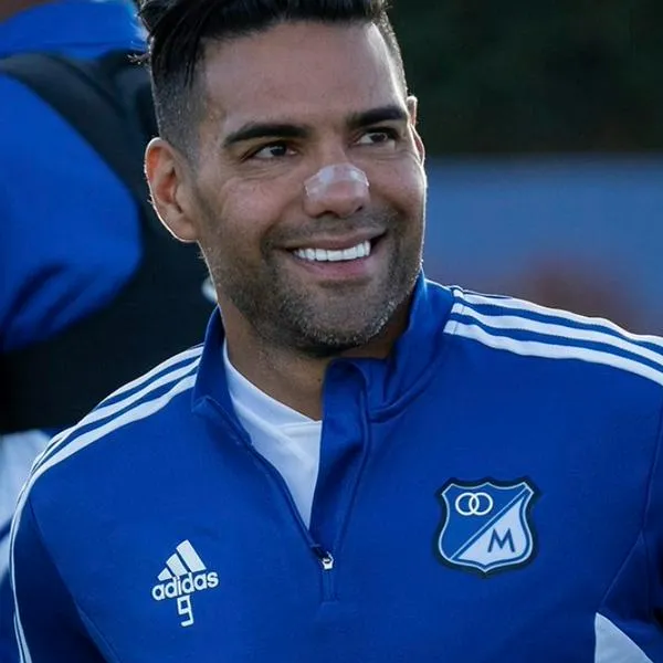 Falcao, claro y contundente con 'Leo' Castro en Millonarios