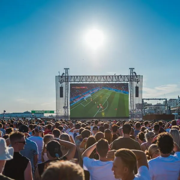 Dónde ver en pantalla gigante el partido de Colombia